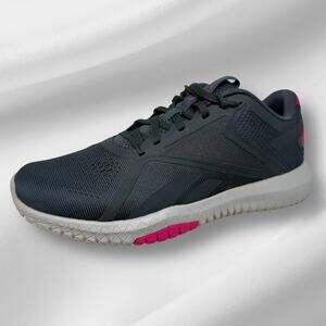 Reebok Flexagon Force 2.0 Training Shoes Womens 8 1/2 Gray Pink I.10.2 Comfy